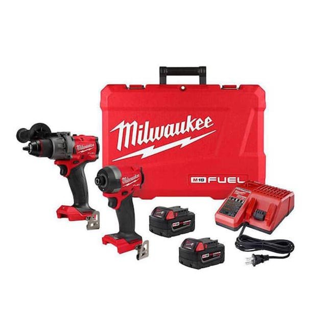 Early Labor Day The Home Depot Deals Milwaukee M18 FUEL Hammer Drill & Impact Driver Combo Kit