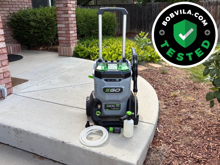 Ego Power+ HPW3204-2 Pressure Washer with foam cannon and siphon hose