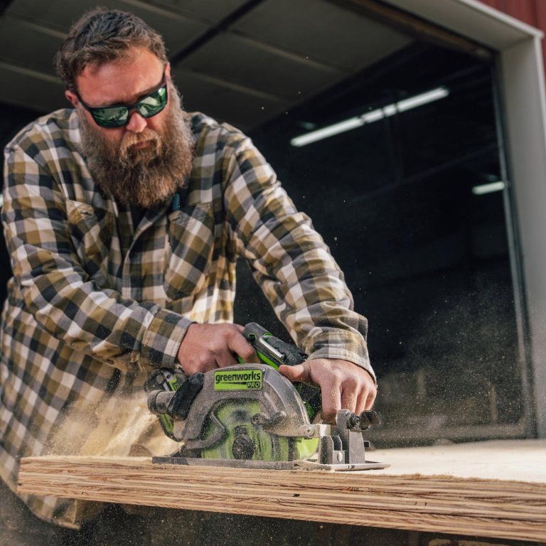 Greenworks PowerAll 24V system Greenworks PowerAll Pro 24V 7 ¼-inch 6,000 RPM Circular Saw