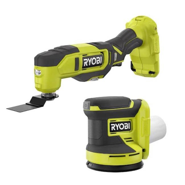 Home Depot Labor Day Ryobi Deals Ryobi ONE+ Multi-Tool + Sander Combo