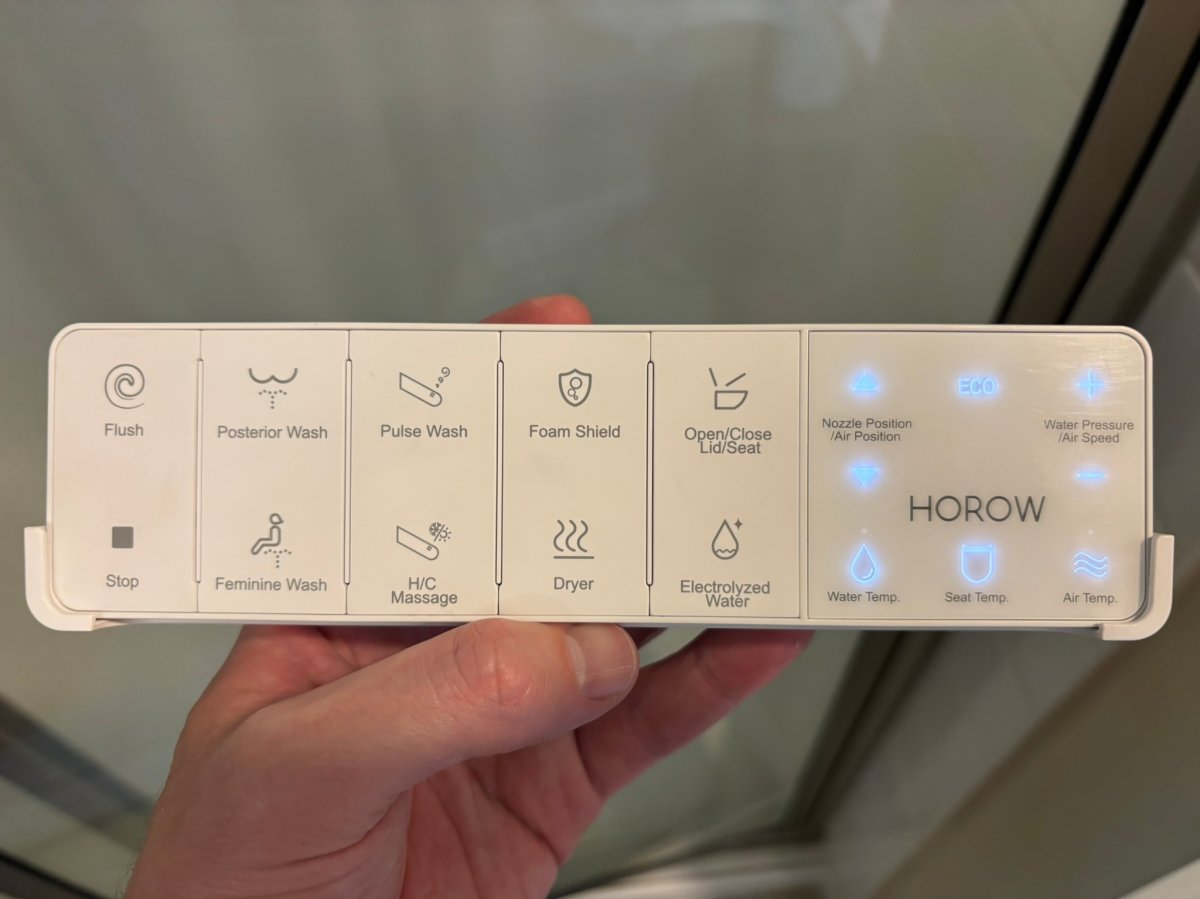 Horow X70 Smart Toilet_remote023
