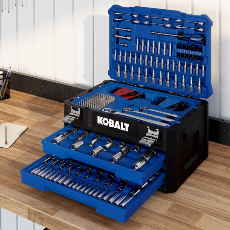 Kobalt 302 -Piece Metric and standard (SAE) Mechanics Tool Set with Hard Case