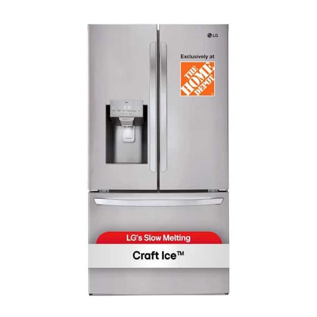 Labor Day The Home Depot Appliances LG 28-Cu.-Ft. French Door Refrigerator