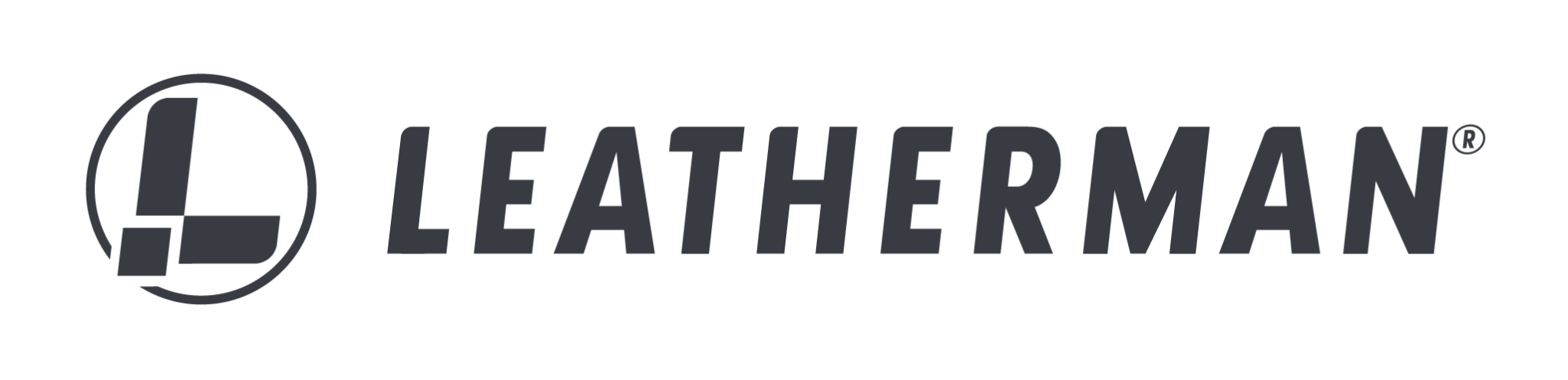 Leatherman logo in slate