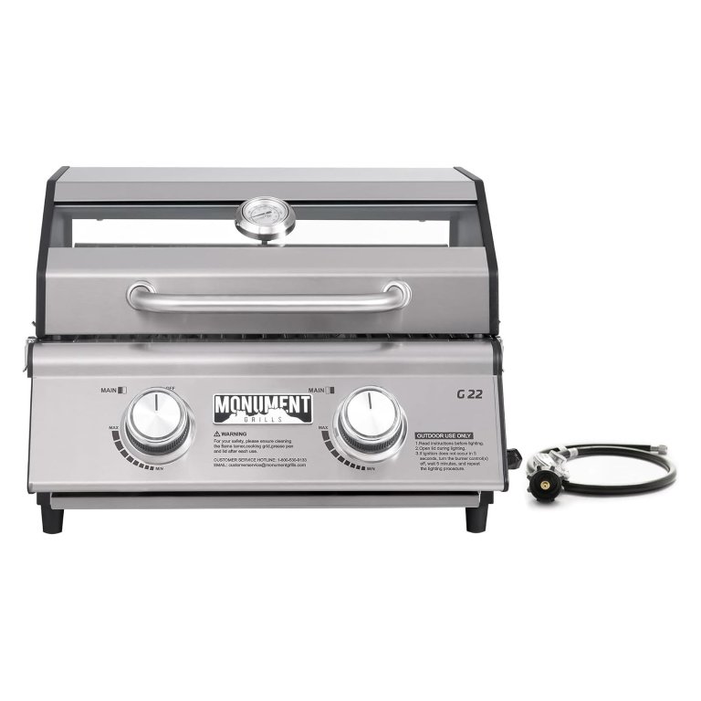 Monument Grills G22 Stainless Tabletop Propane Grill