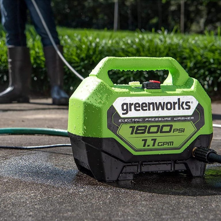 Outdoor Power Equipment Deals at Lowe's Greenworks 1,800 PSI Electric Pressure Washer