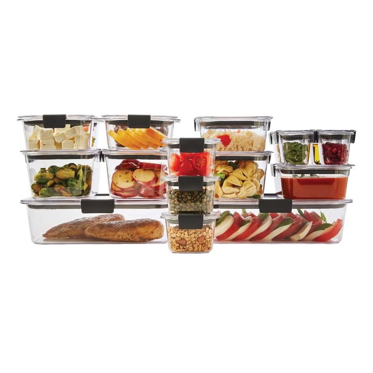 Rubbermaid Brilliance 36-piece Tritan plastic set