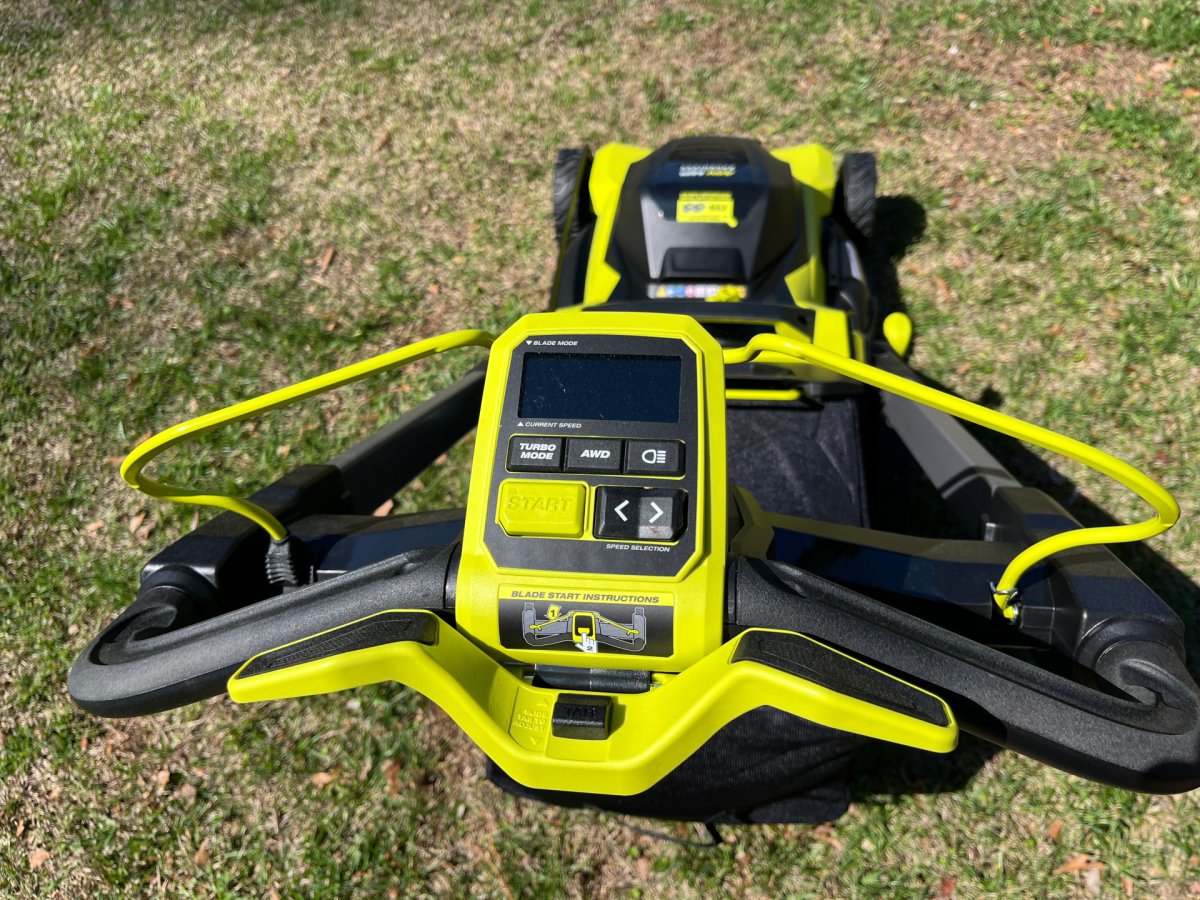 Ryobi 40V lawn mower_control
