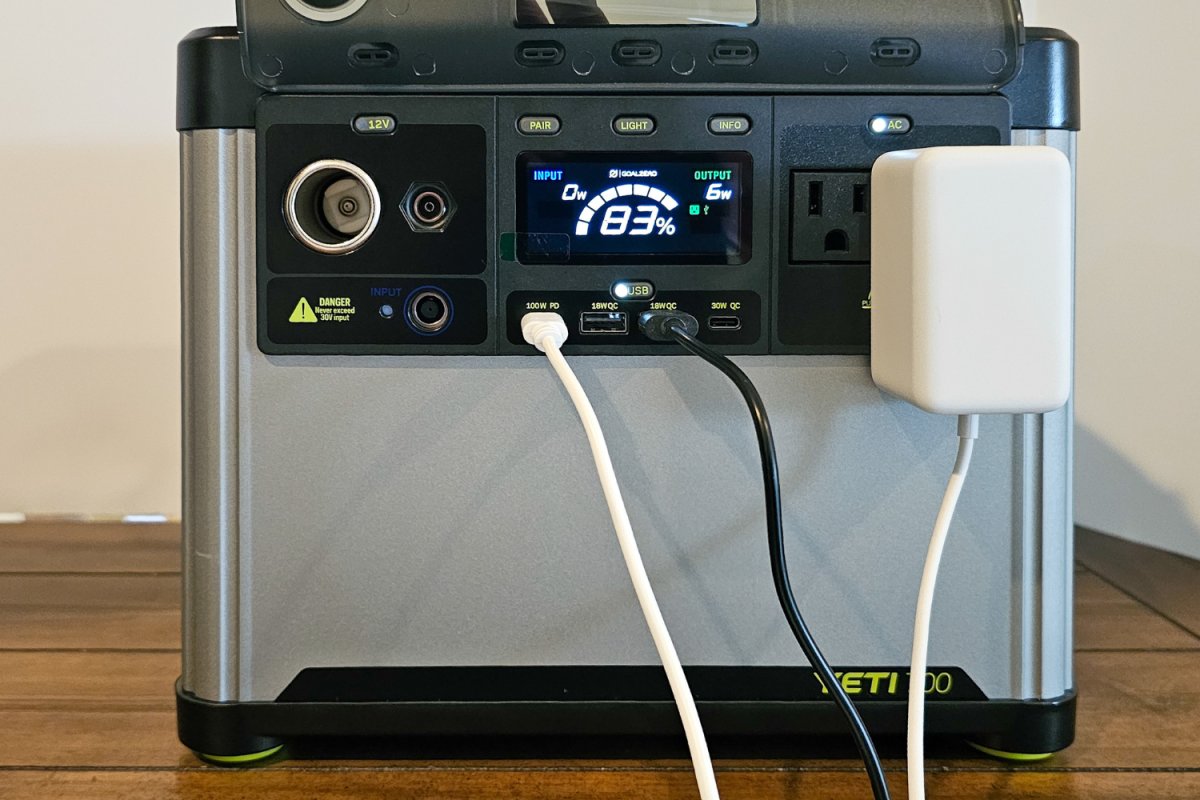 Several devices charging at the same time