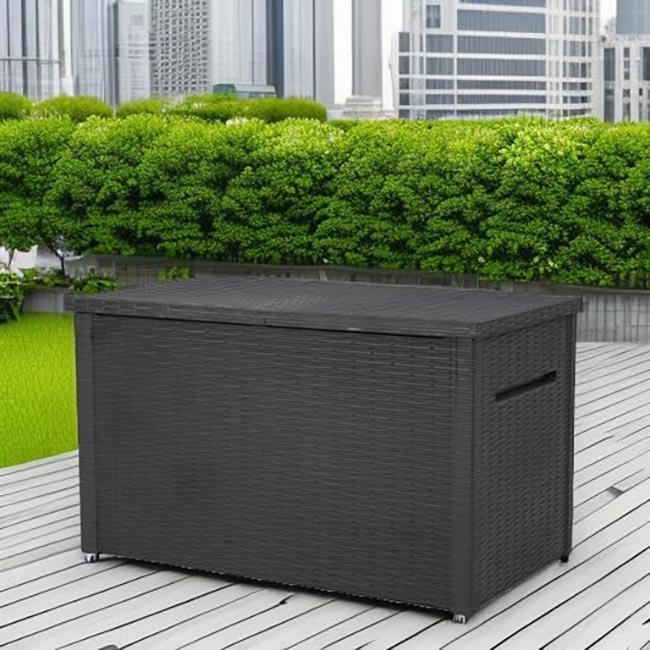 Supplies for an Easy Pool Closing Keter Java 230-Gallon Deck Box