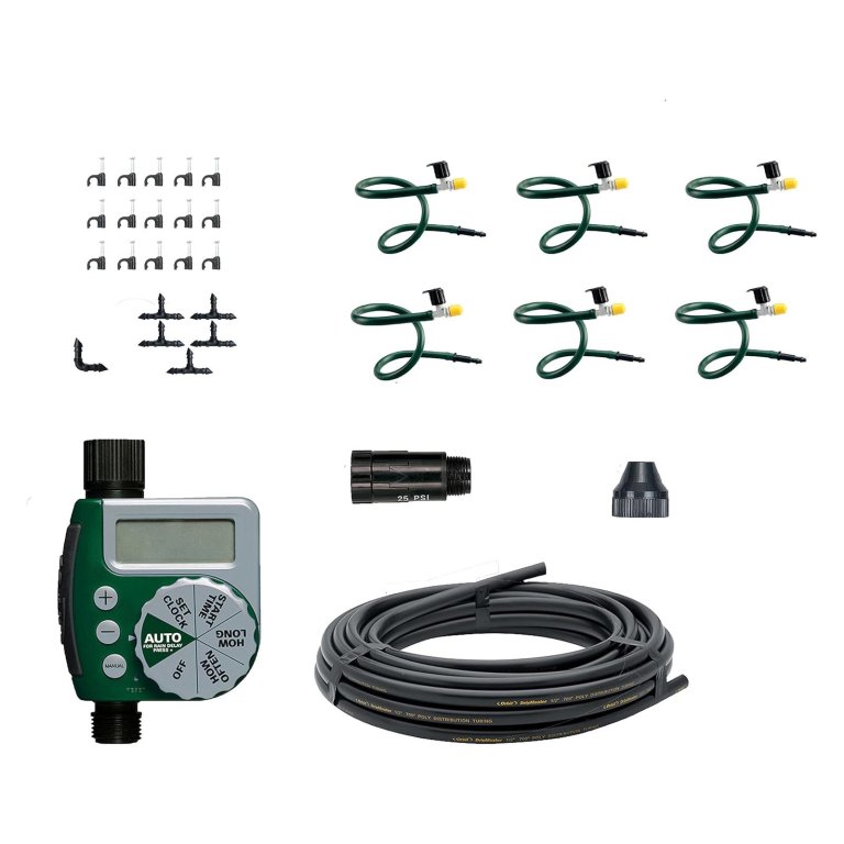 The Best Drip Irrigation Systems Orbit Hanging Basket Drip Irrigation Kit