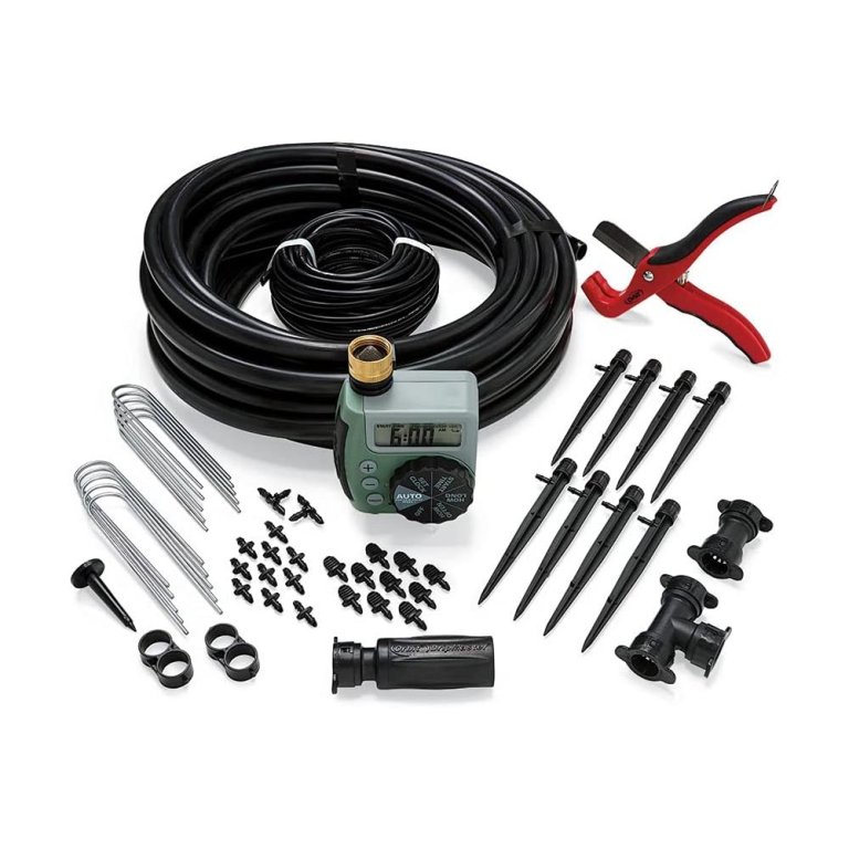 The Best Drip Irrigation Systems Orbit Shrub and Flower Bed Drip Kit