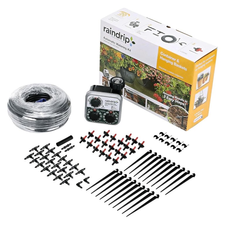 The Best Drip Irrigation Systems Raindrip Automatic Watering Kit with Timer