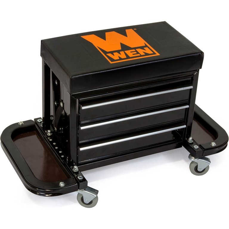 Wen Garage Glider GG1350 Rolling Tool Chest Seat