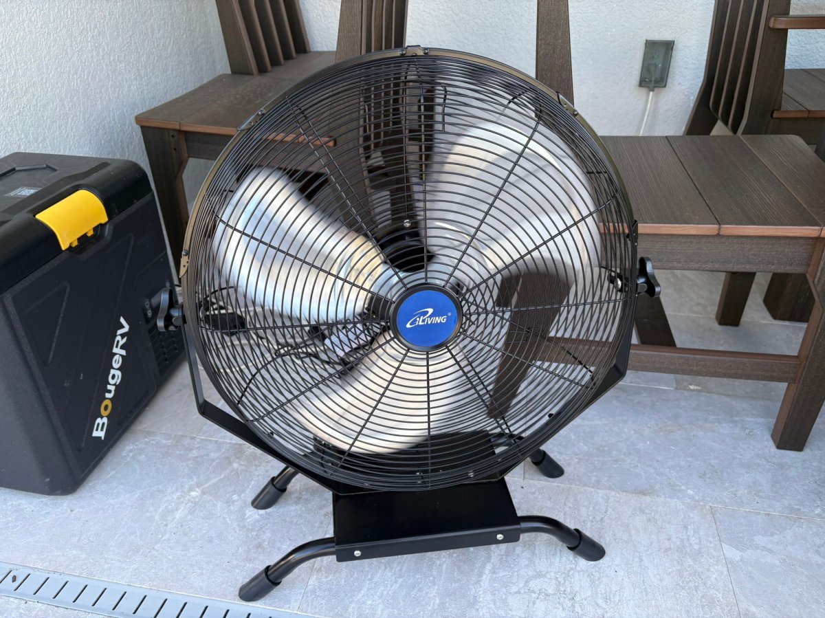 iLiving 20 Wall MountedFloor Stand Outdoor Fan_02