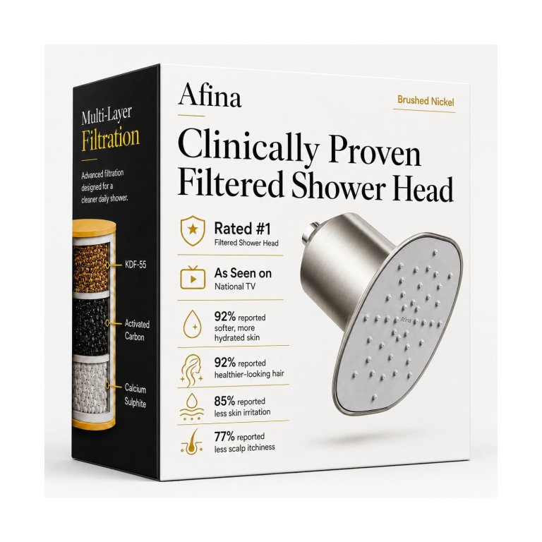 Best Shower Head For Low Water Pressure Afina A-01 Filtered Shower Head
