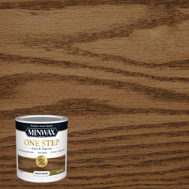 Best DIY Essentials Minwax One Step Water-Based Stain and Topcoat