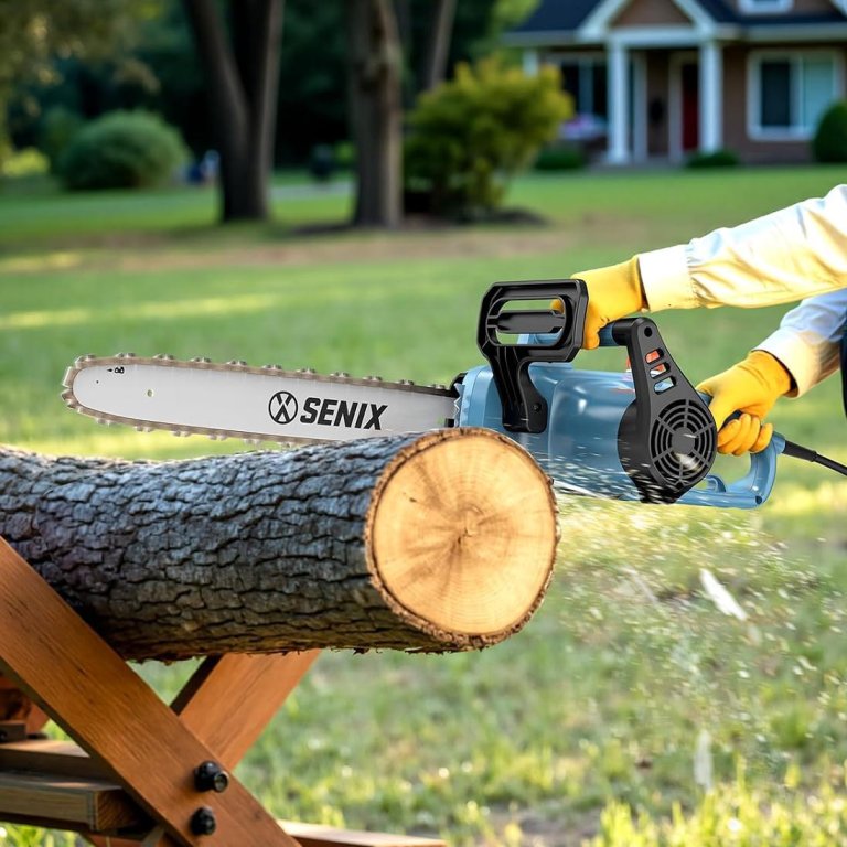 Early Amazon PBDD Chainsaw Deals SENIX 14-Inch Electric Chainsaw