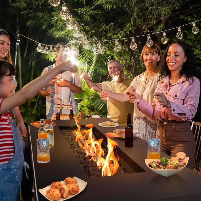 Early Amazon PBDD Fire Pit Deals Ciays 42-Inch Propane Fire Pit Table