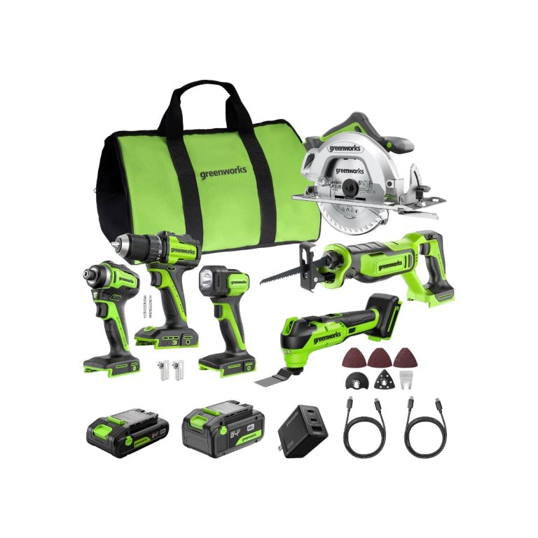 GREENWORKS 24V (6-Tool) Combo