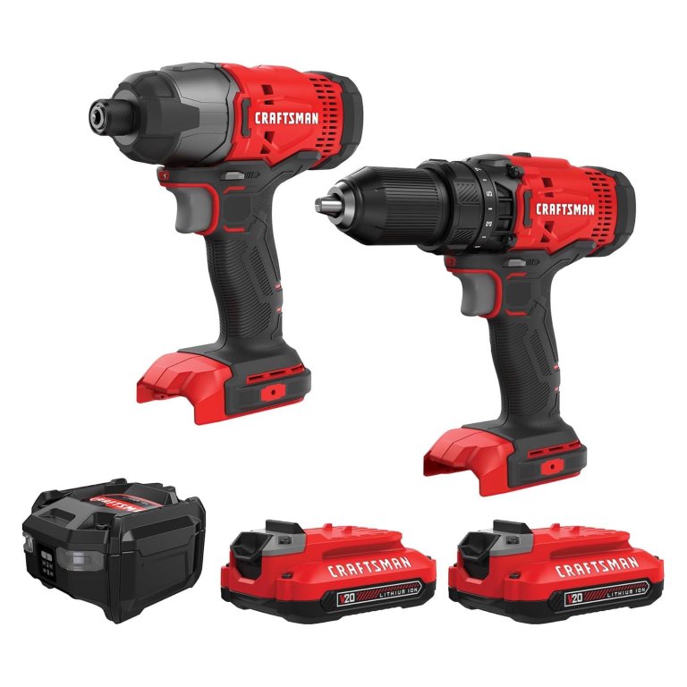 Last Chance Amazon Power Tool Deals Craftsman V20 Drill + Impact Driver Set