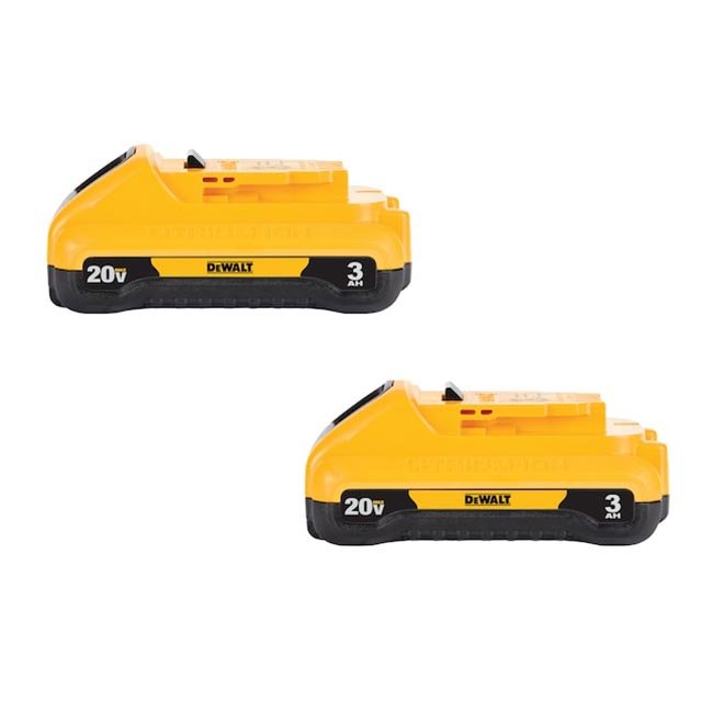 Lowes DeWalt Deals DeWalt 20V 3Ah Batteries, 2-Pack