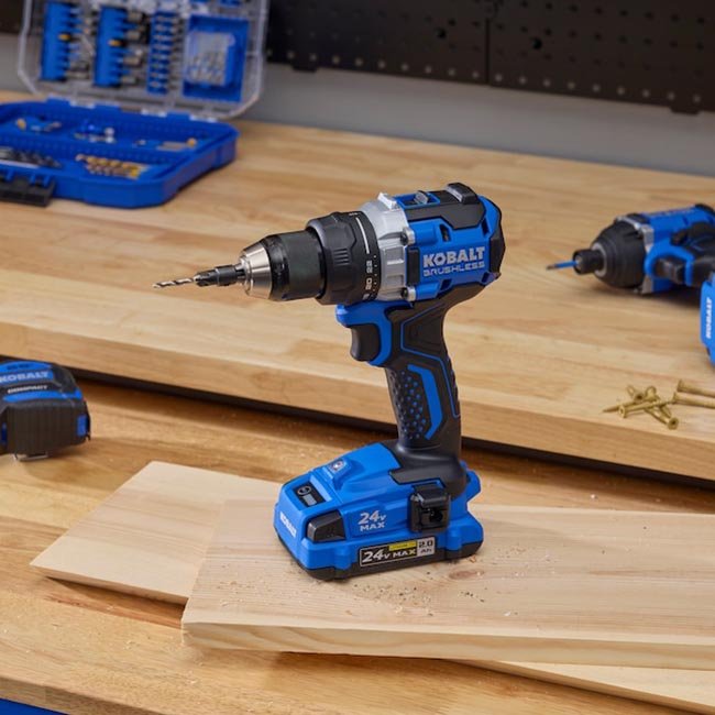 Lowe's Kobalt Deals Kobalt 24V 2-Tool Brushless Combo Kit