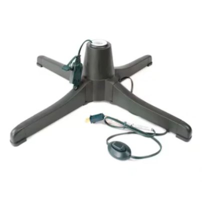 The Puleo International Rotating Tree Stand on a white background