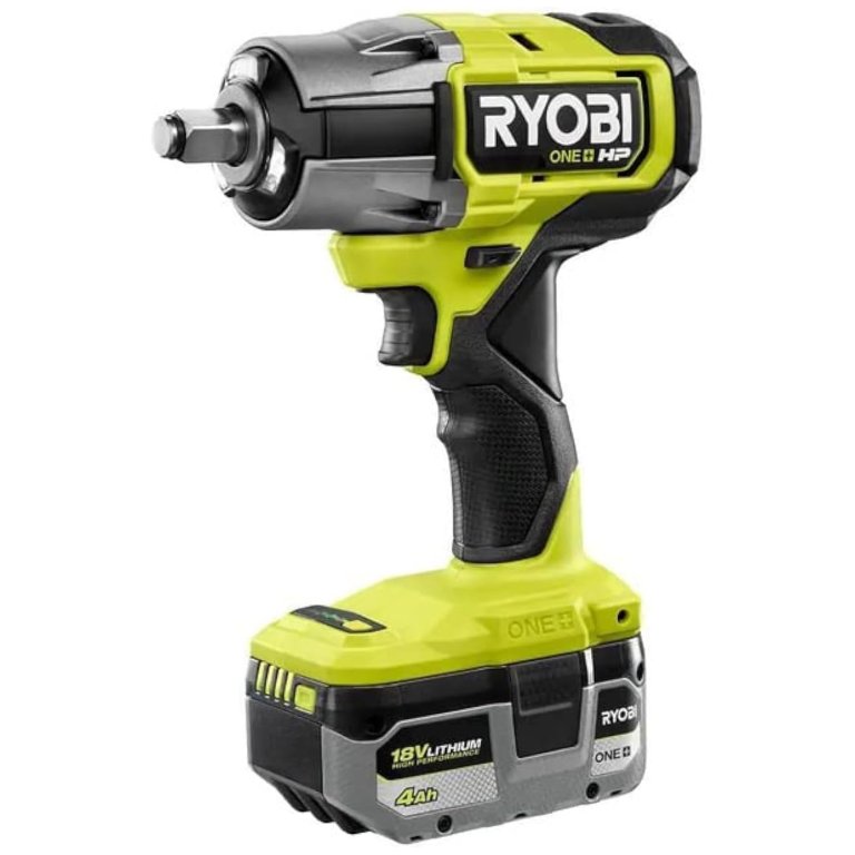 Ryobi ONE+ 18V Cordless Impact Wrench Kit