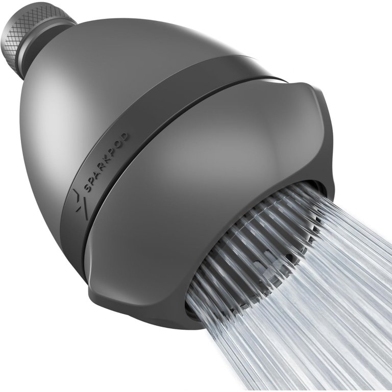 Best Shower Head For Low Water Pressure SparkPod Power Pressure Shower Head