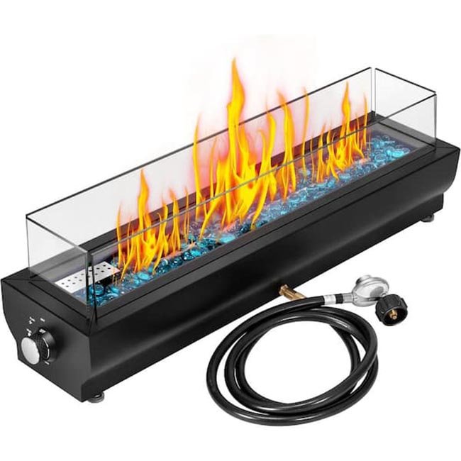 The Home Depot Fire Pits Outdoor Heating Deals VIVOHOME Tabletop Propane Fire Pit