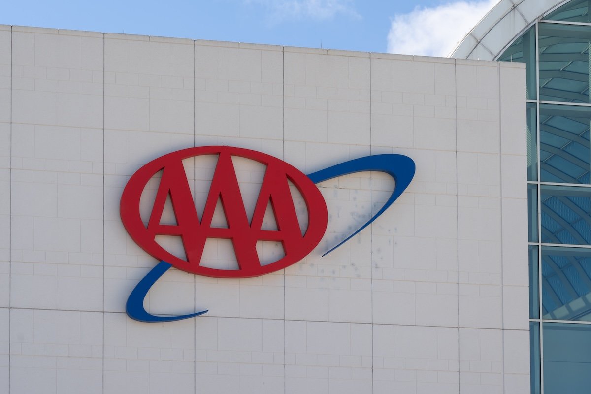 The AAA insurance building.