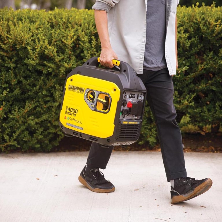 Amazon Deals on Fuel-based Generators Champion 4000W Dual Fuel Inverter Generator
