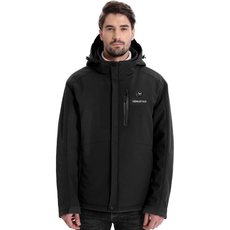Amazon Deals on Heated Jackets, Vests, and Gloves Venustas Men’s Heated Jacket