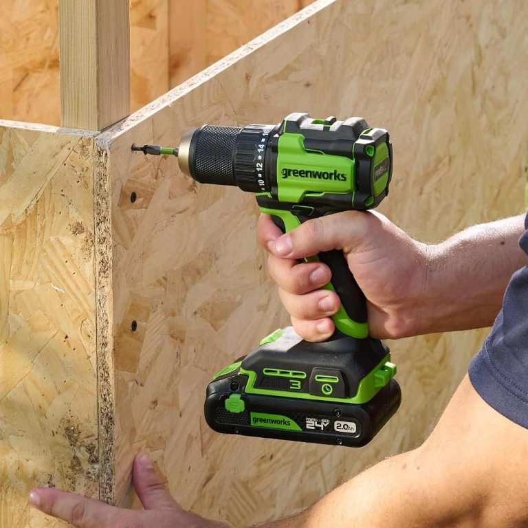 Amazon Prime Big Deal Days Gifts Greenworks 24V Drill and Impact Driver Kit