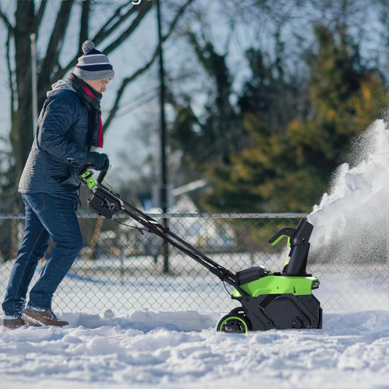 Amazon Snow Blower Deals Greenworks 80V 20-Inch Snow Blower Kit