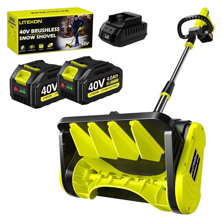 Amazon Snow Blower Deals Litekon 40V 13-Inch Snow Shovel Kit