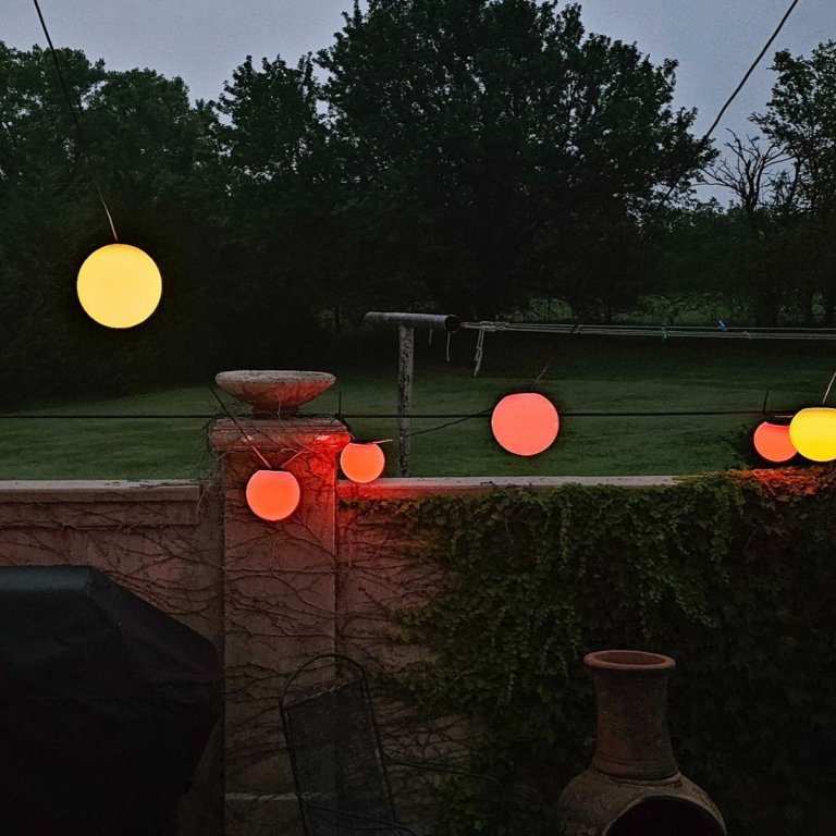 Enbrighten Vive Sphere Outdoor String Lights