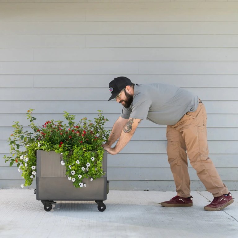 Gift of the Year VegoGarden EZCube Self-Watering Rolling Planter
