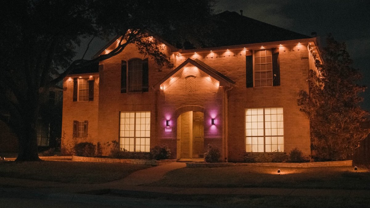 Govee Lighting Creating a Haunted House