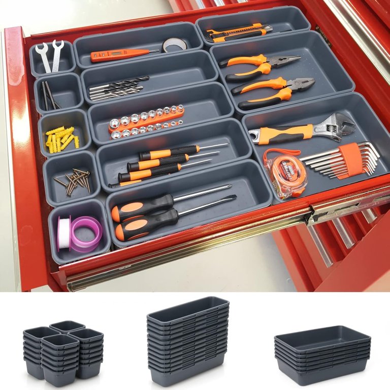 How to Organize Your Garage for Under 700 dollars KeFanta 42-Pack Tool Box Organizer
