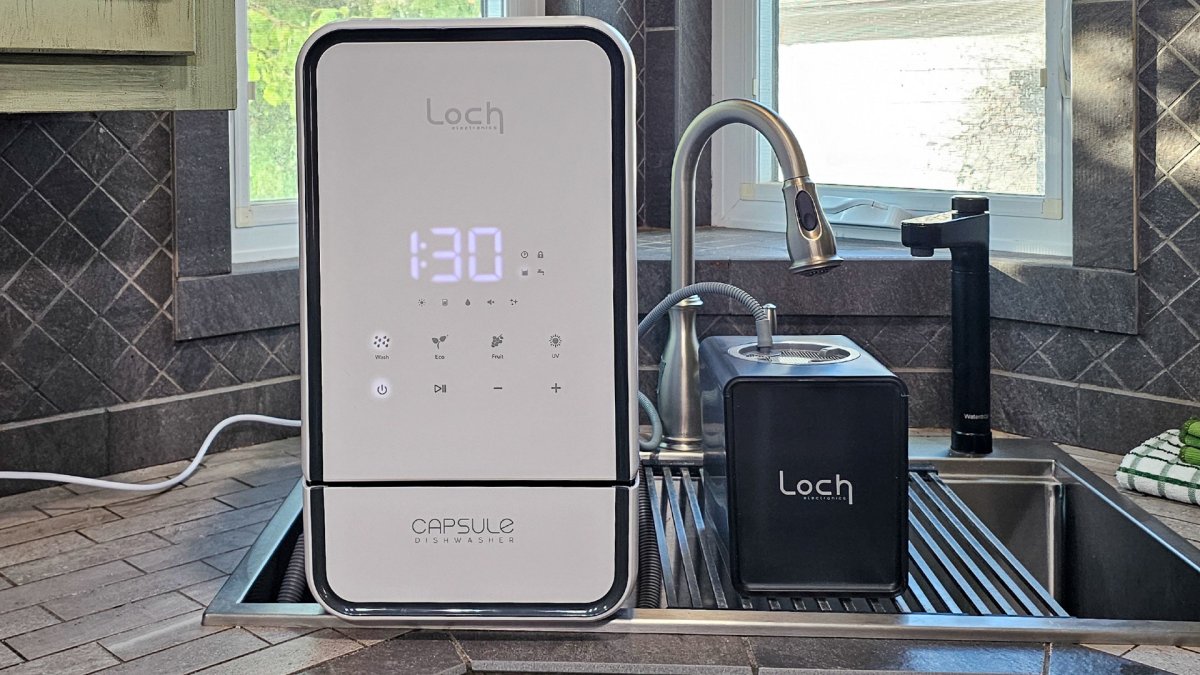 Loch Capsule Dishwasher front operational panel
