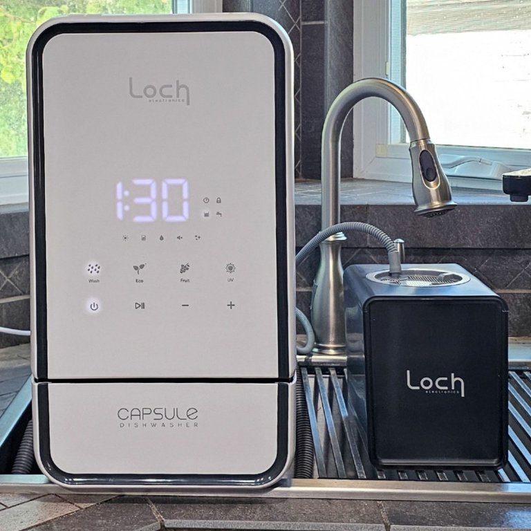 Loch Capsule Dishwasher front operational panel