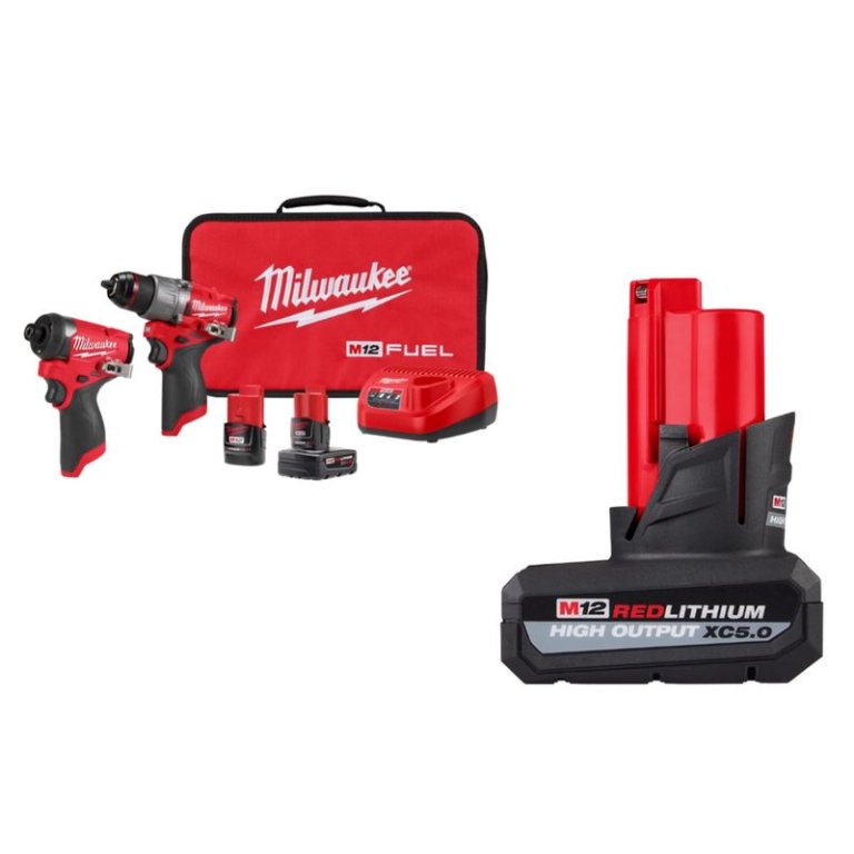 Rival Ace Deal Milwaukee M12 FUEL Drill and Impact Driver Kit