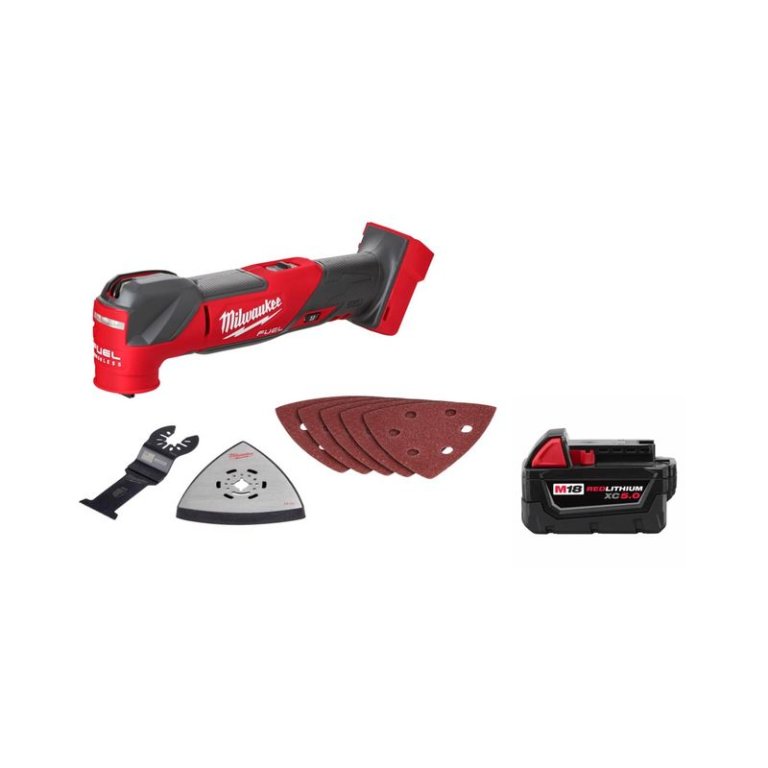 Rival Ace Deal Milwaukee M18 FUEL Oscillating Multi-Tool with Battery