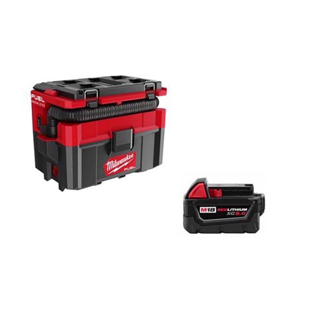 Rival Ace Deal Milwaukee M18 Packout Wet Dry Vac with Battery