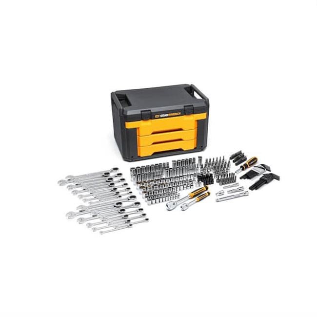 The Home Depot extra Mechanics Sets Gearwrench 232-Piece Mechanics Tool Set