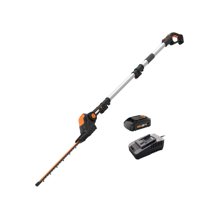 WORX Cordless Pole Hedge Trimmer,