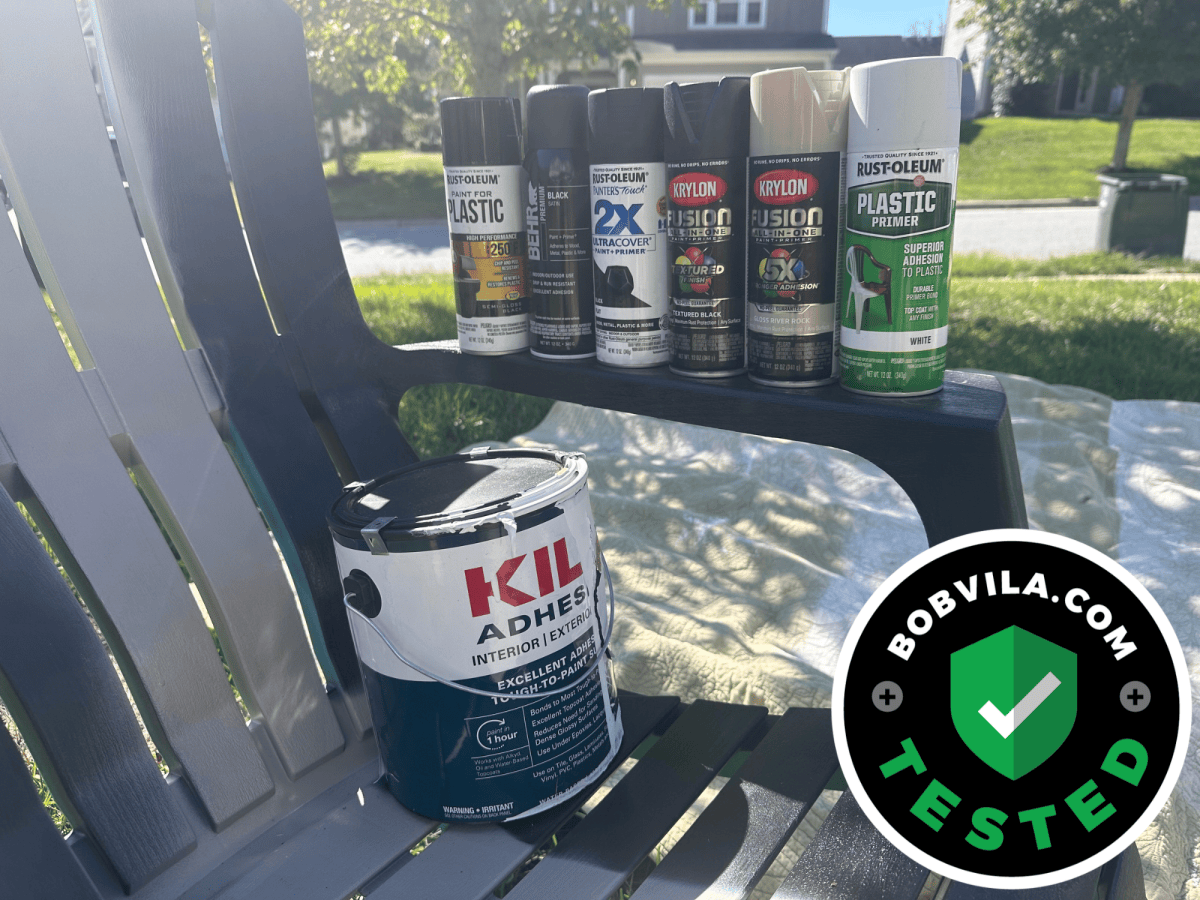Painted Chairs, Containers, and Trim to Find These Top Seven Paints for Plastic