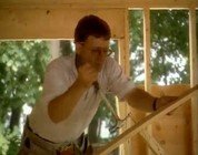 Putting Up the Second Floor Exterior Wall